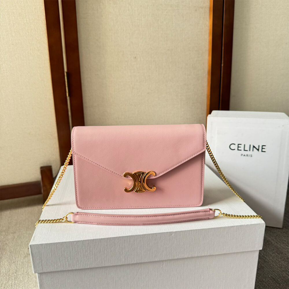 WALLET ON CHAIN MARGO in Shiny calfskin(HIGH-END GRADE)
